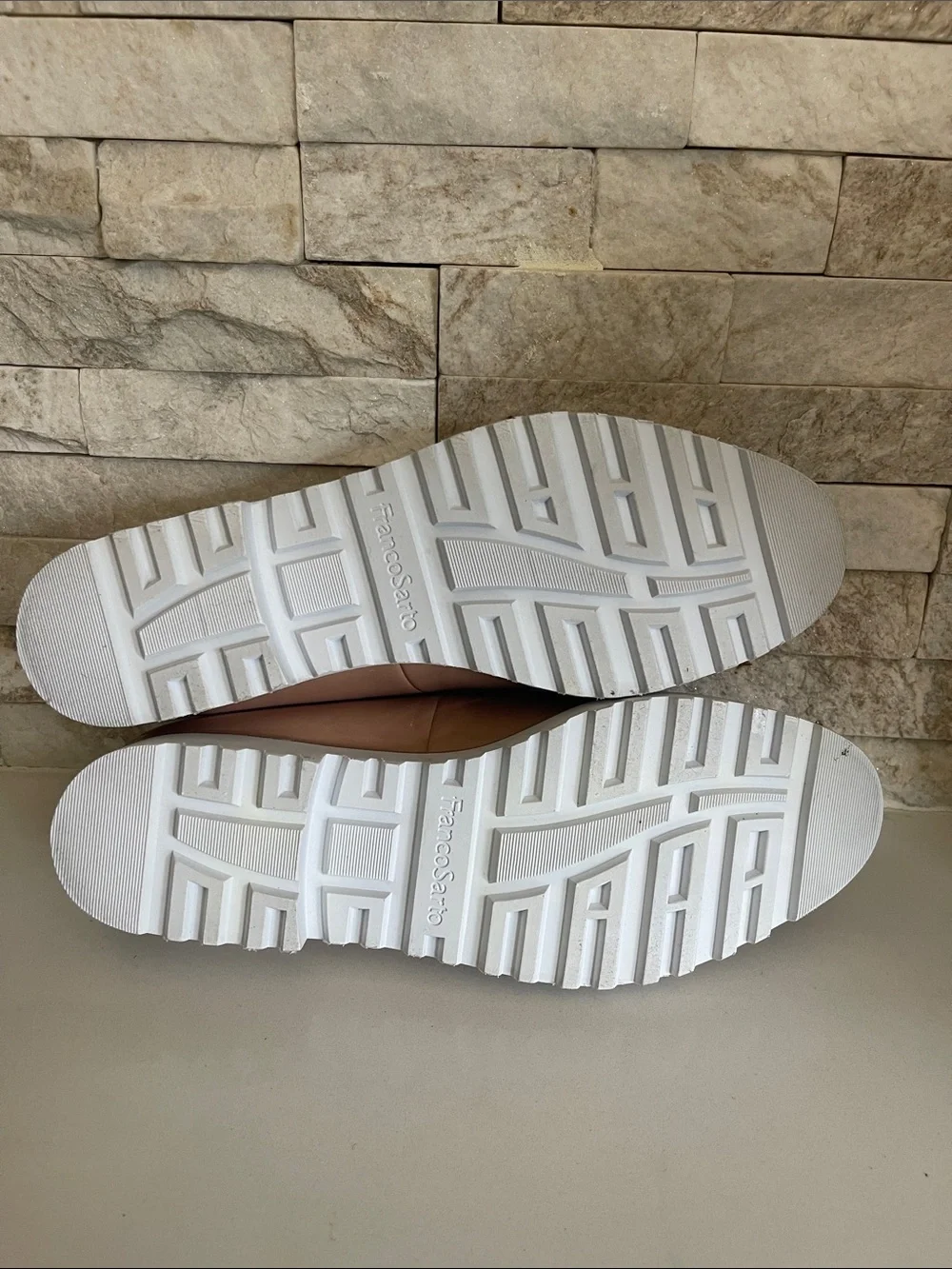 $120 Franco Sarto Platform Lug Sole Loafers Size 10 Worn once indoors